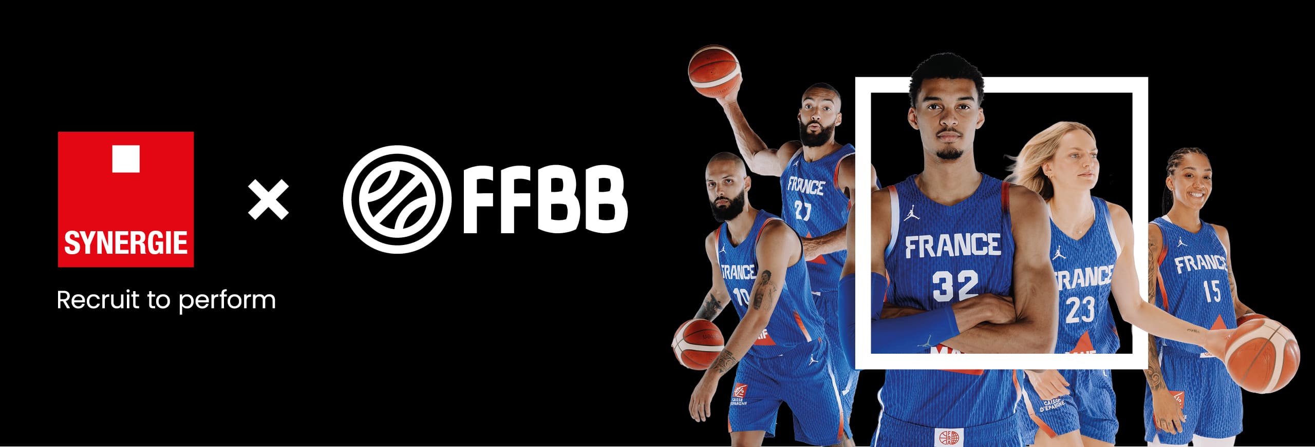 Synergie Recruteur officiel des Équipes de France de Basket